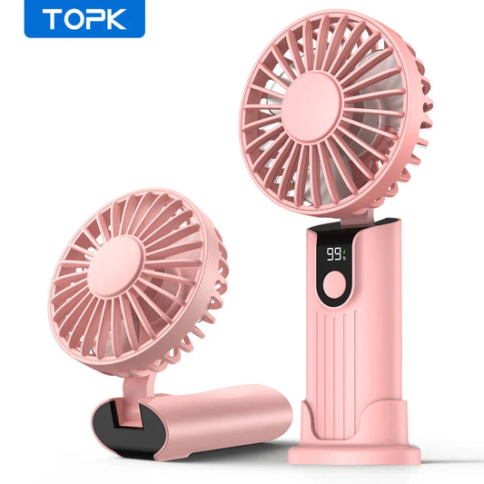 ChillFlow™ Mini USB Fan – Pocket-Size & Rechargeable