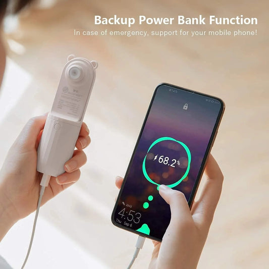 ChillFlow™ Pocket Fan - Rechargeable Power Bank Combo