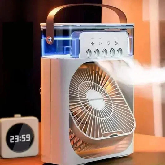 ChillFlow™ Mist Humidifier Fan - 3-in-1 Cooling