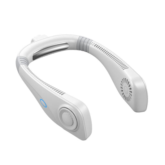 ChillFlow™ Aroma Neck Fan – Leafless USB Cooling (White)