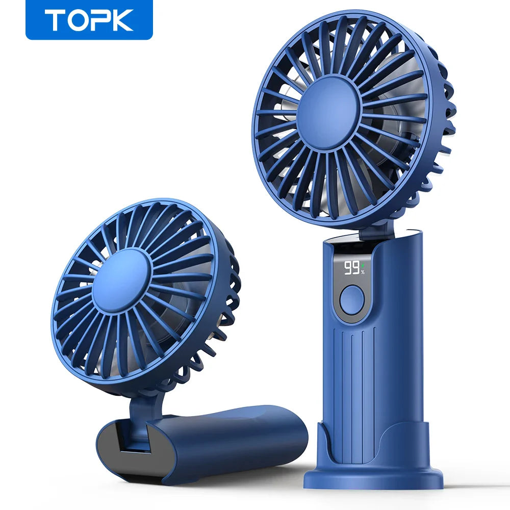 ChillFlow™ Mini USB Fan – Pocket-Size & Rechargeable