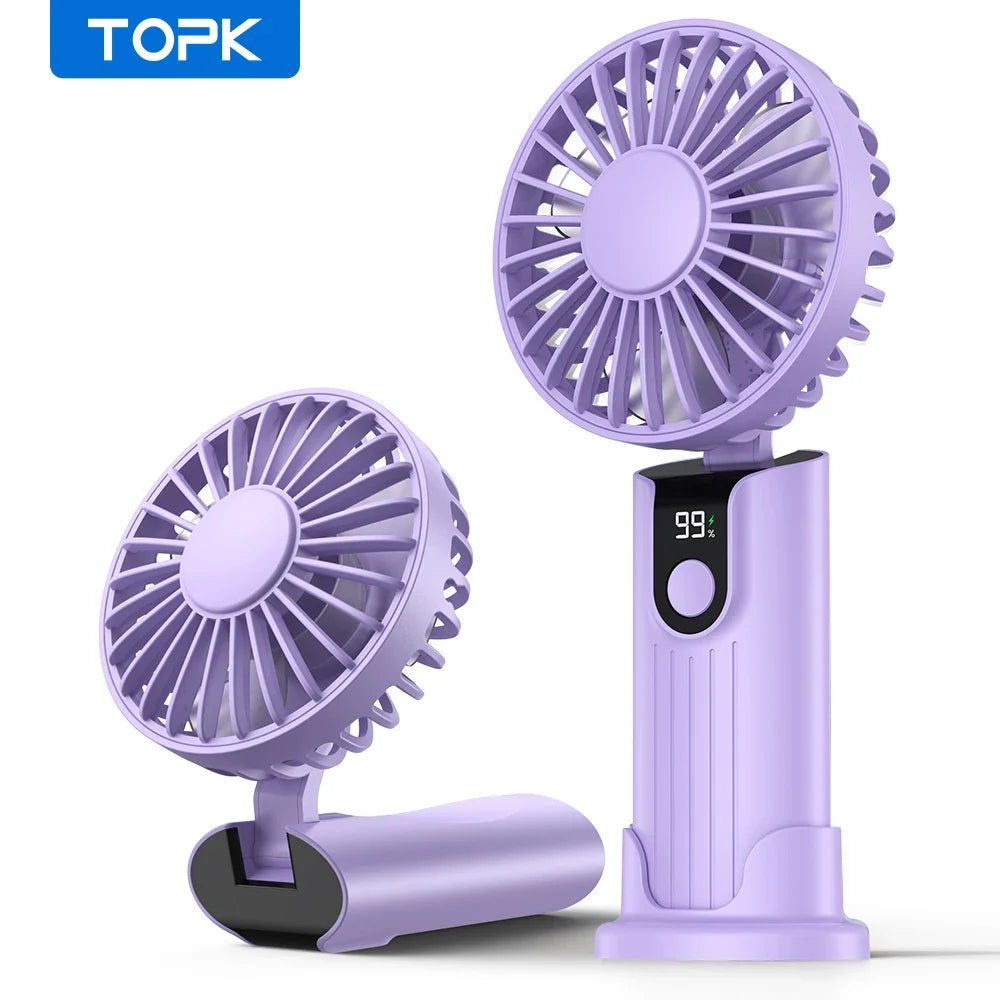 ChillFlow™ Mini USB Fan – Pocket-Size & Rechargeable