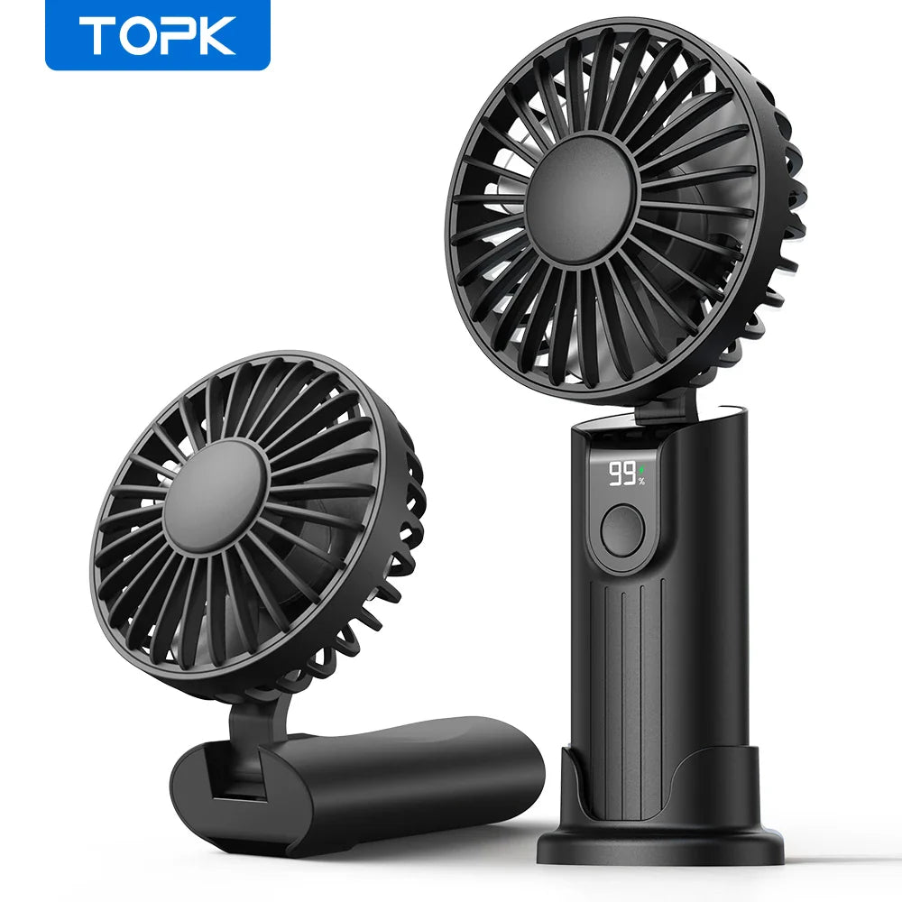 ChillFlow™ Mini USB Fan – Pocket-Size & Rechargeable